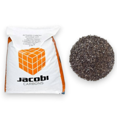 Битумное активированное уголь на основе каменного угля Jacobi AquaSorb 1000 8х30 (0.600 - 2.3600 мм) 25 кг (JJ20BP830100)