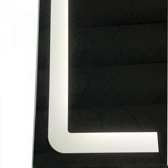 Дзеркало Zerix Prime MR02-60x80 з LED Touch, Anti-fog, димером, регулятором яскравості (ZX6051)