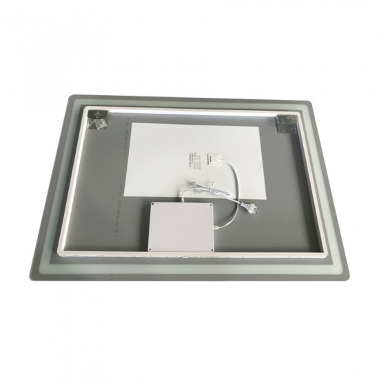 Дзеркало Zerix Mirra MR05-100x70 з LED Touch, Anti-fog, димером, регулятором яскравості (ZX6060)