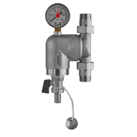 Фільтр тонкого очищення з поворотним з'єднанням та манометром Koer KR.1240 - 3/4" (KR5879)