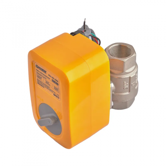 Кран 3/4" з електроприводом Koer KR.1502-5 12В Brass (KR5878)