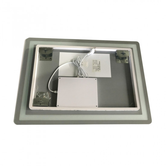 Дзеркало Zerix Sansa MR01-70x50-REVERSE з LED Touch, Anti-fog, димером, регулятором яскравості (ZX6050)