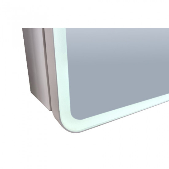 Дзеркальна шафка Mixxus Premium Olivary CM01-80x70x13 з LED Touch, димером, регулятором яскравості (MI8296)