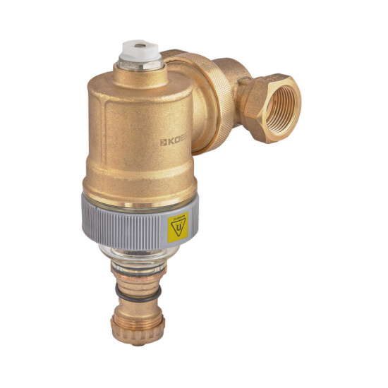 Сепаратор шламу Koer KR.1275-20 - 3/4" універсальний магнітний (латунний) (KR5851)