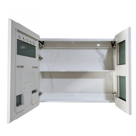 Дзеркальна шафка Mixxus Premium Olivary CM01-60x70x13 з LED Touch, димером, регулятором яскравості (MI8294)