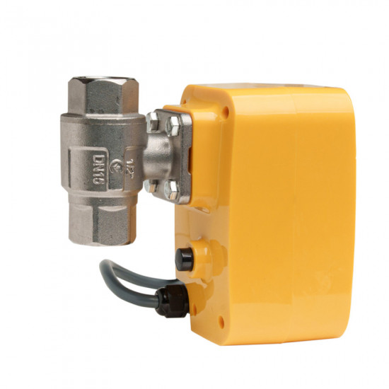 Кран 1/2" з електроприводом Koer KR.S1502-3 12В SUS (KR5568)