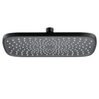 Верхній душ Mixxus SH-18-OH Black (300x200 мм) (LE2791)