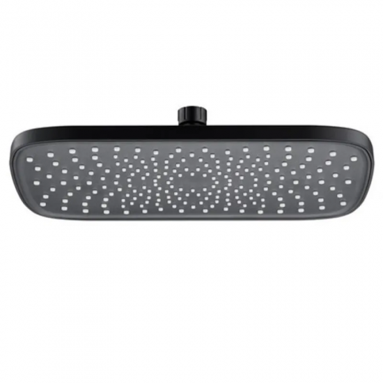 Верхній душ Mixxus SH-18-OH Black (300x200 мм) (LE2791)