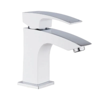 Смеситель для раковины Koer KB-10007-04 (Цвет хром+белый) (KR5149)