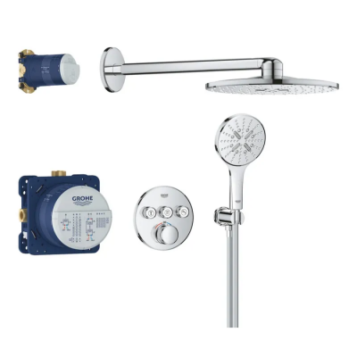 Душова система прихованого монтажу з термостатом Grohe Grohtherm SmartControl (34863000)