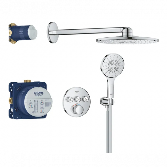 Душова система прихованого монтажу з термостатом Grohe Grohtherm SmartControl (34863000)