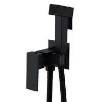 Смеситель для гигиенического душа Zerix KUB-333 Black из нержавеющей стали SUS304 (ZX4859)
