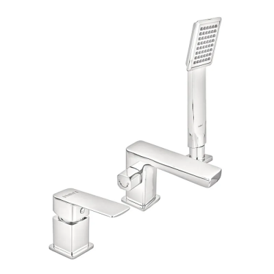 Змішувач для ванни Haiba Kubus 022 (3-hole) (HB3957) Змішувач для ванни Haiba Kubus 022 (3-hole) (HB3957)