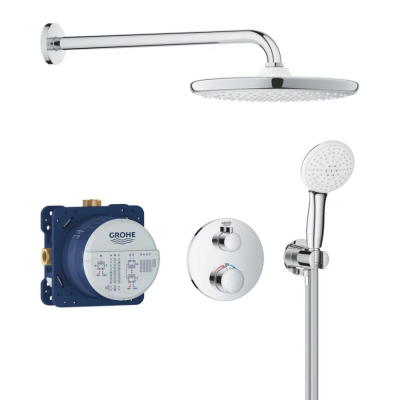 Душова система прихованого монтажу з термостатом Grohe Grohtherm (34872000)
