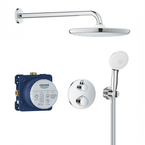 Душова система прихованого монтажу з термостатом Grohe Grohtherm (34872000)