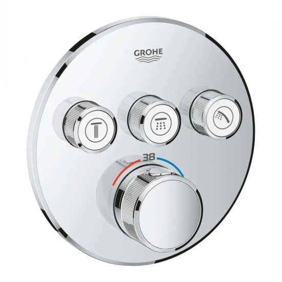 Термостат прихованого монтажу на 3 споживача Grohe Grohtherm SmartControl (29121000)