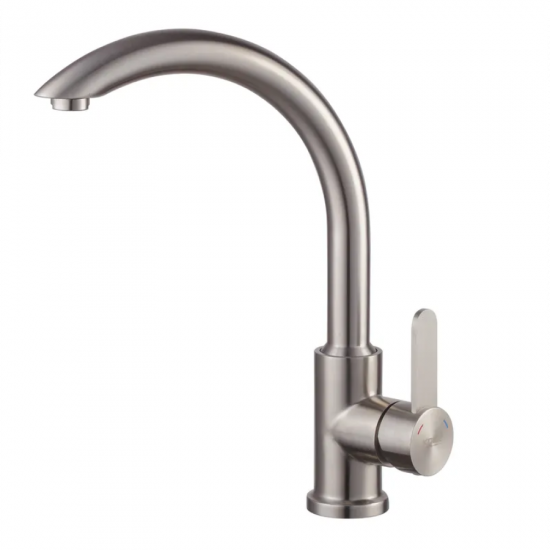 Змішувач для кухні Koer KI-70019-02 (з нерж. сталі) (Колір нерж) (KR4795)