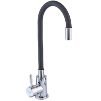 Смеситель для кухни Mixxus SUS-011 Chrome Refl.Black (нержавеющая сталь) (MI6223)