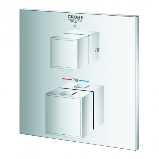 Термостат прихованого монтажу на 2 споживача Grohe Grohtherm Cube (24154000)
