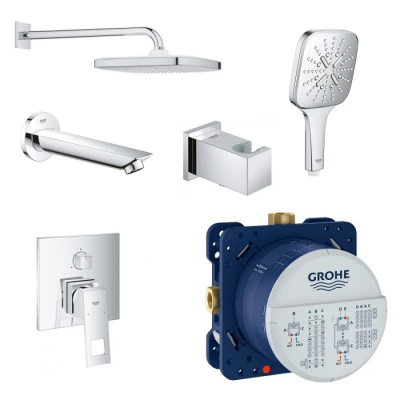 Набір для комплектації вани з Tempesta Cube 250 Grohe Eurocube (26415SC6) Набір для комплектації вани з Tempesta Cube 250 Grohe Eurocube (26415SC6)