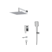 Встроенная душевая система с смесителем Koer KB-64010-01 (Цвет хром) (KR3492)