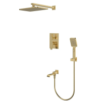 Встроенная душевая система Mixxus Premium DALI 009 INNER BOX Brushed Gold (MI6767)