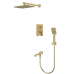 Вбудована душова система Mixxus Premium DALI 009 INNER BOX Brushed Gold (MI6767)
