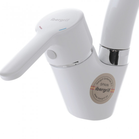 Змішувач для кухні Ibergrif Square M14822W (IB0034)