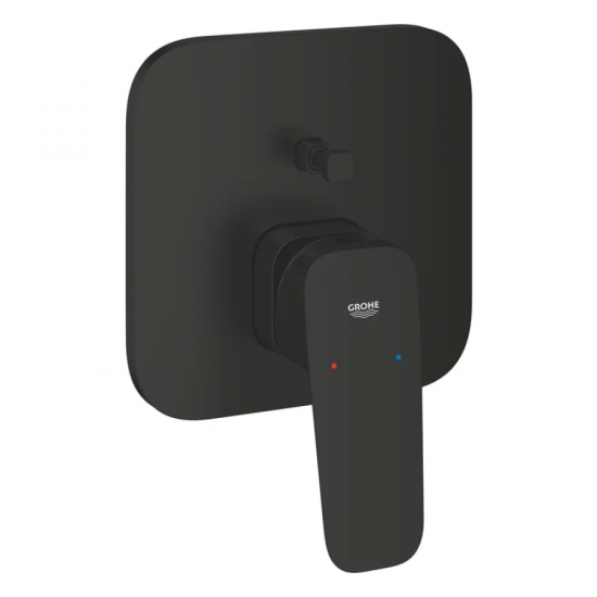 Змішувач одноважільний прихованого монтажу для ванни Grohe Cubeo з перемикачем на 2 положення (1017