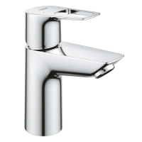 Однорычажный смеситель для раковины S-Size Grohe BauLoop New с нажатым донным клапаном (23878001) Однорычажный смеситель для раковины S-Size Grohe BauLoop New с нажатым донным клапаном (23878001)