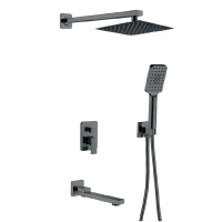 Встроенная душевая система Haiba KUBUS 009 (INNER) GRAPHITE (HB9630)
