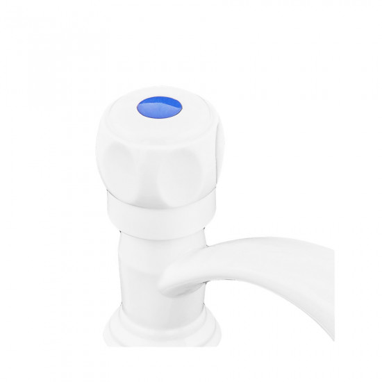 Кран для холодной воды Plamix Mono-001-B White (PM0676)
