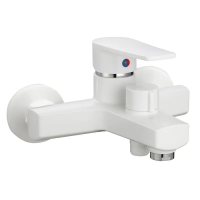 Смеситель для ванной Plamix Leo-009 Euro White (без шланга и лейки) (PM0633)
