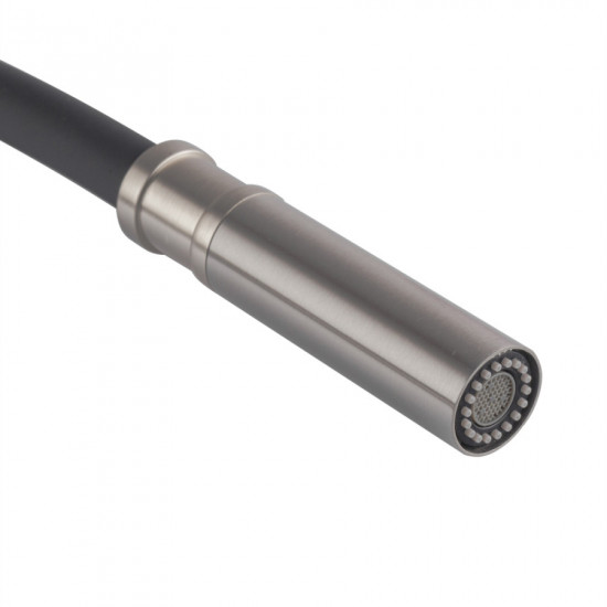 Змішувач для кухні Koer KI-70026-02 з чорним силіконовим виливом (KR5209)