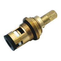Кран букса для смесителя EP KB-006-CER 1/2" (Советская керамика с резьбой под декоратор) (AC053)