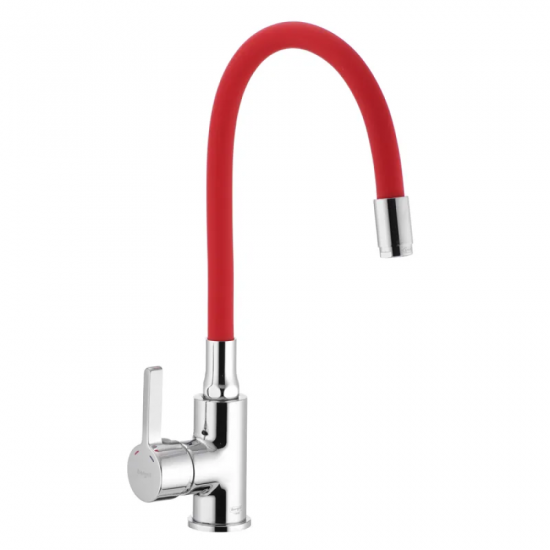 Смеситель для кухни с силиконовым изливом Ibergrif M22112-1 (IB0067)