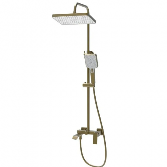 Душова колона зі змішувачем HAIBA GAUDI 009-J BRUSHED GOLD (HB9584)