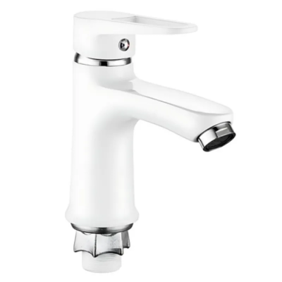 Змішувач для умивальника Mixxus Elba 001 (NUT) WHITE (без підведення) (MI6584) Змішувач для умивальника Mixxus Elba 001 (NUT) WHITE (без підведення) (MI6584)