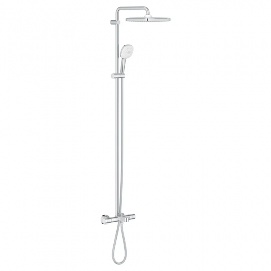 Душова система настінного монтажу з термостатом для ванни Grohe Tempesta System 250 Cube (26691001)