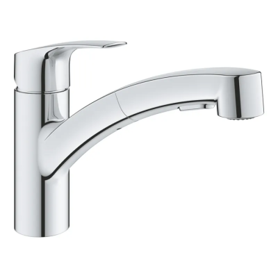 Змішувач для кухні з висувним виливом Grohe Eurosmart New (30305001)