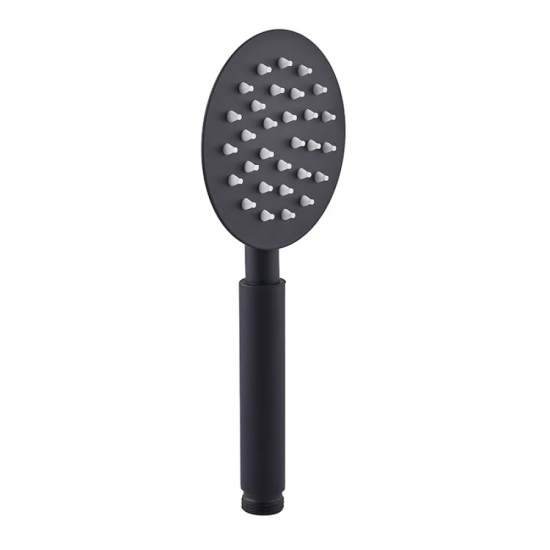 Ручний душ Mixxus SH-01.SUS Black з нерж. сталі (MI6119)