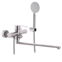 Змішувач для ванни з нерж. сталі SUS304 Zerix LUX-006 (Euro) (ZX3154) Змішувач для ванни з нерж. сталі SUS304 Zerix LUX-006 (Euro) (ZX3154)