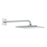 Верхний душ с настенным кронштейном Grohe Rainshower Mono (26563000)