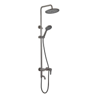 Душова колона із змішувачем Champion SAP-009-J Graphite (нерж. сталь) (CH6165)