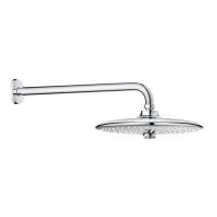Верхній душ з настінним кронштейном Grohe Euphoria (26458000)