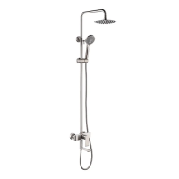 Душевая колонна с смесителем Koer KI-56015-02 (из нерж. стали) (Цвет нерж) (KR4784)