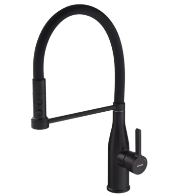 Змішувач для кухні Mixxus Premium Summer 017 BLACK REFL.BLACK (MI6961)