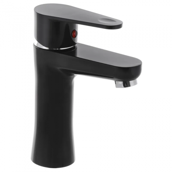 Смеситель для раковины Plamix Vega-001 Чёрный (без подводки) (PM0571)
