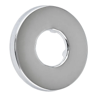 Декоративная чашка Zerix RST-01 Chrome (круглая) из нержавеющей стали SUS304 (цвет хром) (ZX5106)