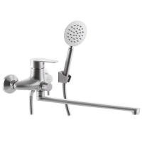 Смеситель для ванны из нержавеющей стали SUS304 Zerix ASA-006 (Euro) (ZX3159)